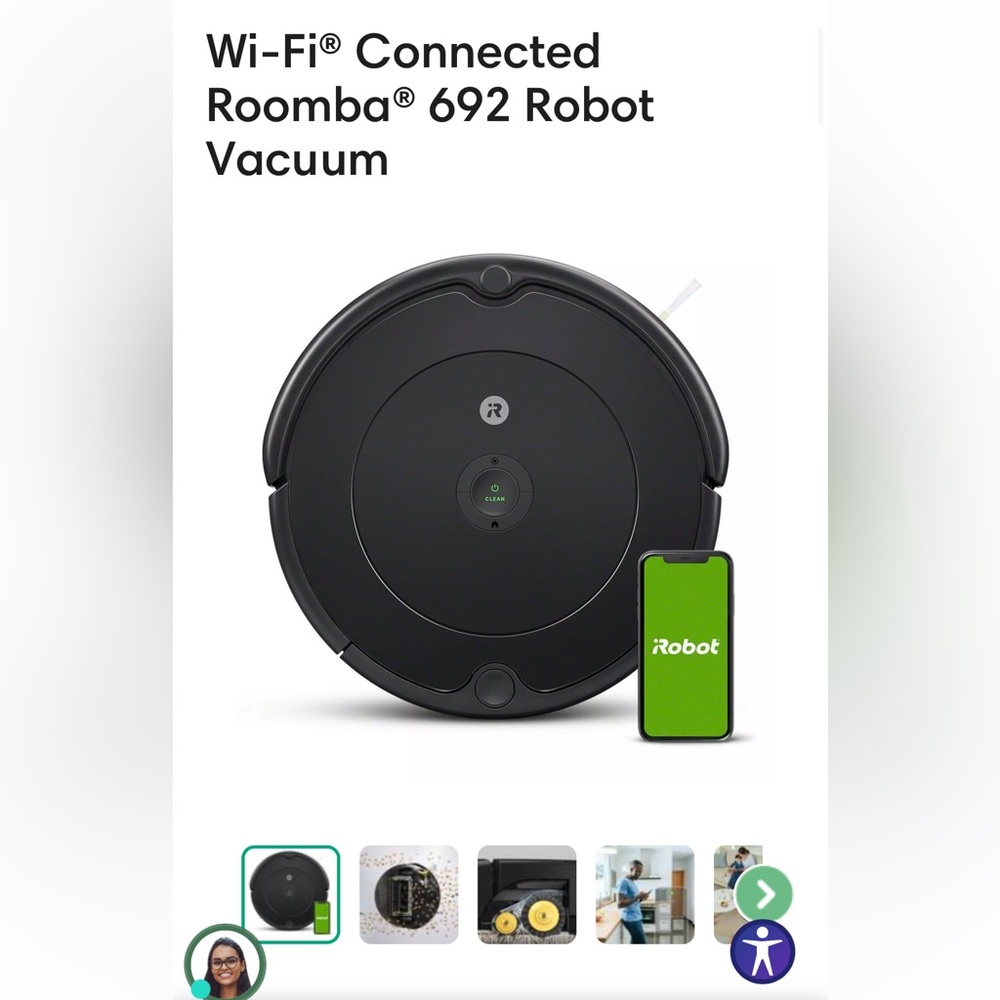 iRobot Roomba 692 Wi-Fi Connected Robot Vacuum